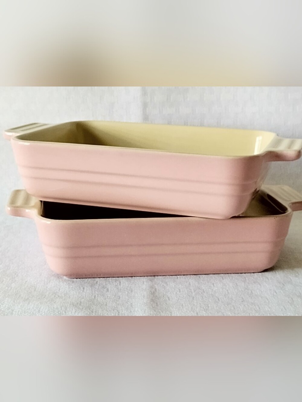 Le Creuset CHIFFON PINK 18 cm Rectangular Stoneware Baking Dish 7x5